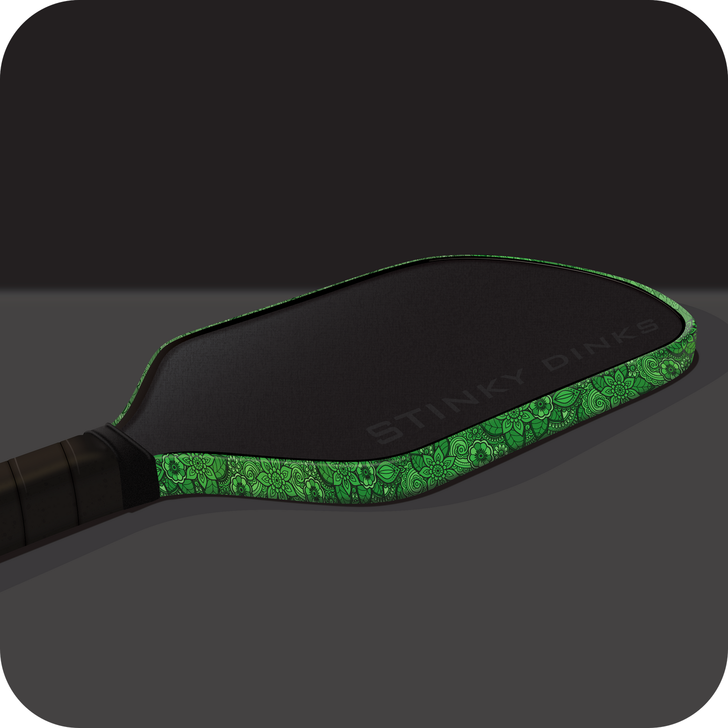Flower power green edge wrap (2 pack)