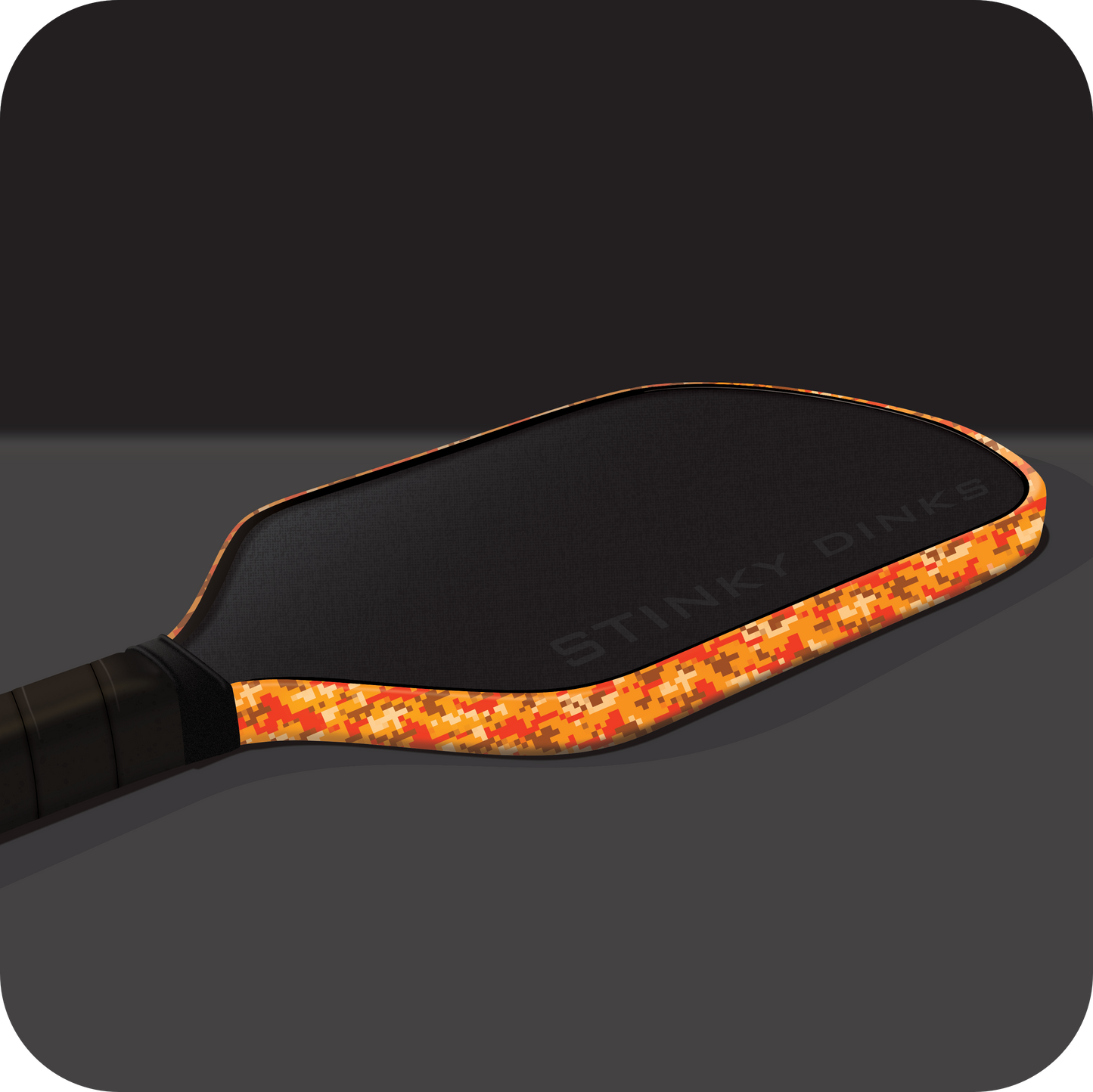 Digital Camo orange edge wrap (3 pack)