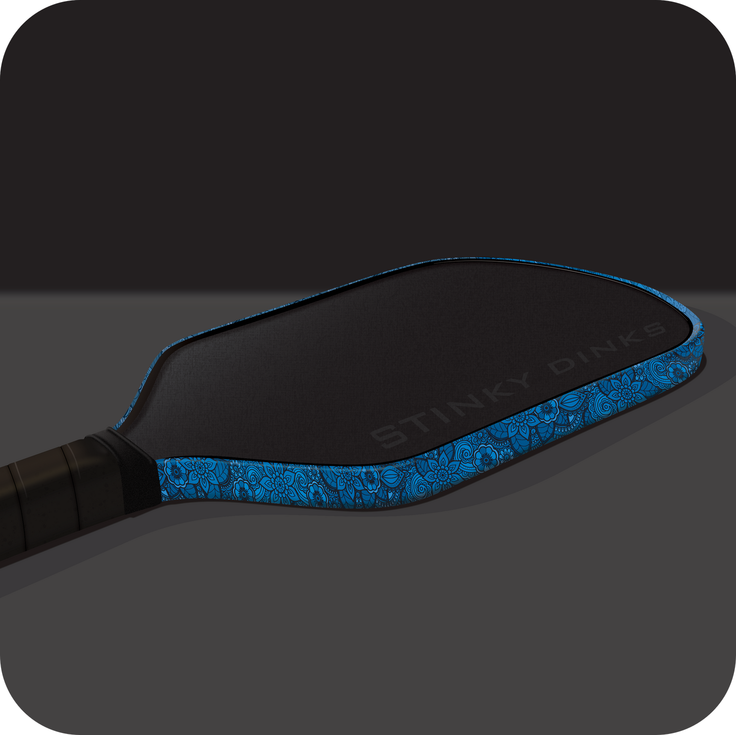 Flower power blue edge wrap (2 pack)