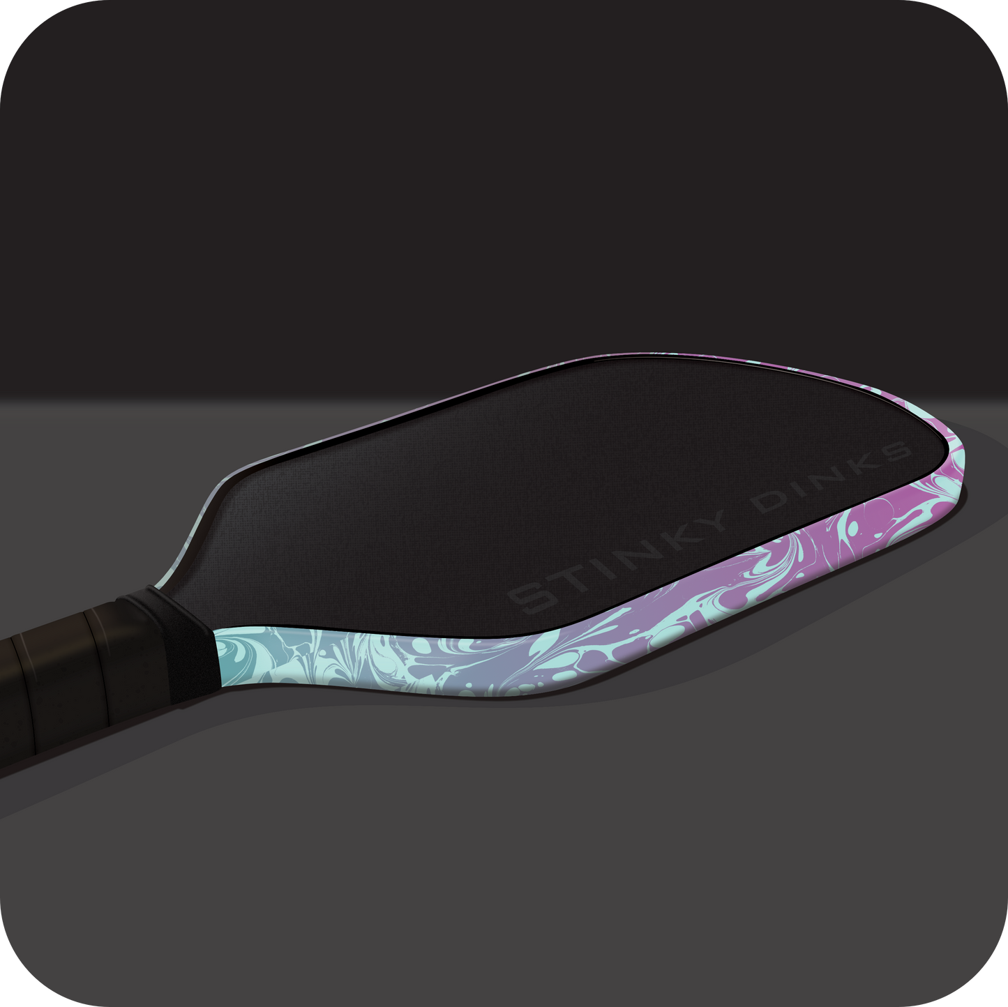 Liquify teal to purple edge wrap (2 pack)