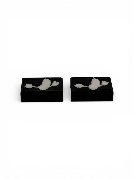 16mm Dinkle Berries logo black 3g (2 pack)