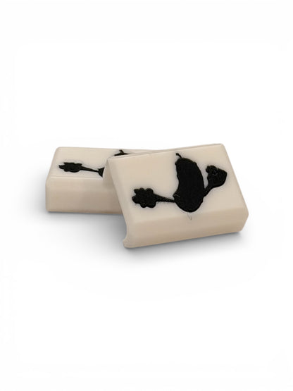 16mm Dinkle Berries logo white 3g (2 pack)